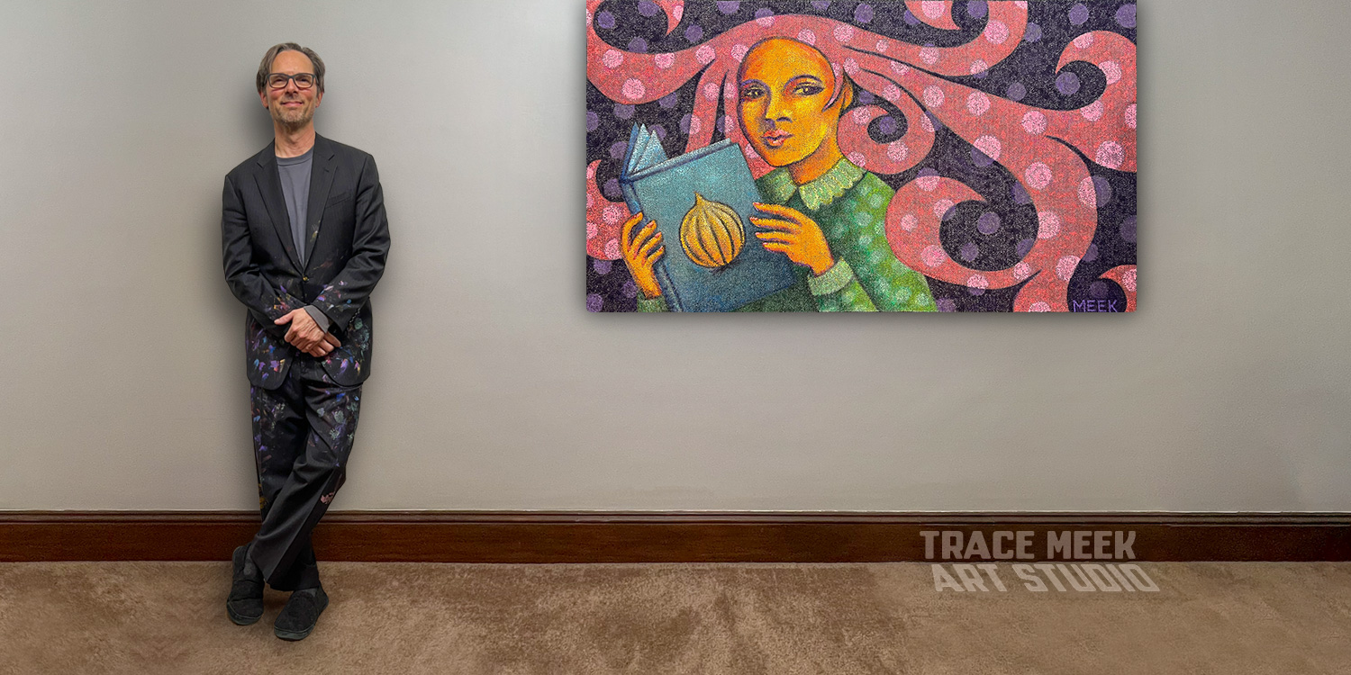 Trace Meek Art Studio Selfie
